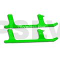 FUP-G385GR FUSUNO G10 Neon Green 2mm Low Profile Landing Gear (2pcs) - Goblin 700